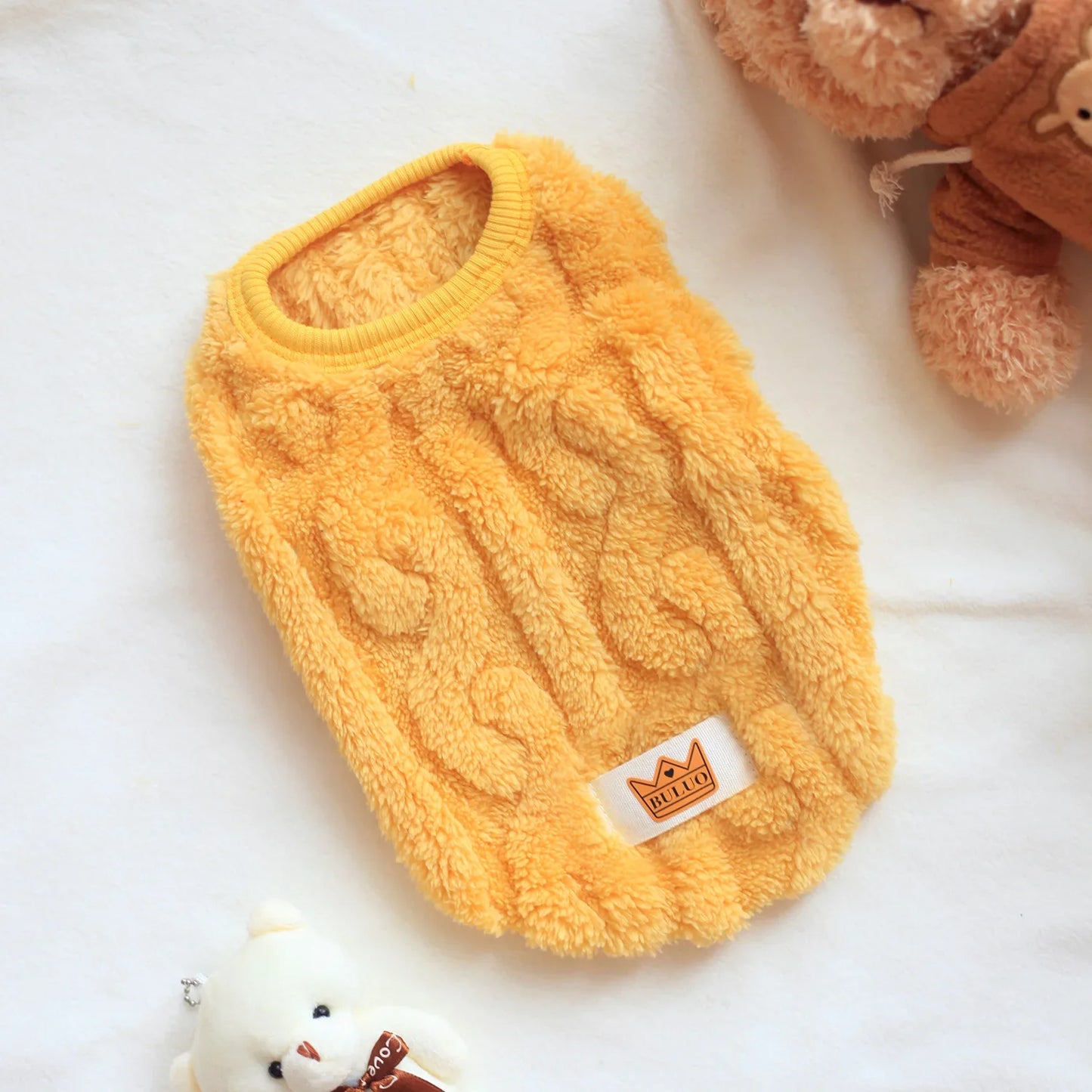 Pet Soft Cozy  Clothes Autumn Winter Warm Fleece