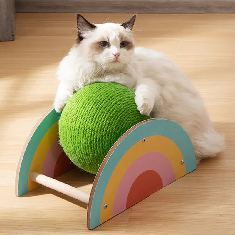 Cat Scratcher Wooden Wheel