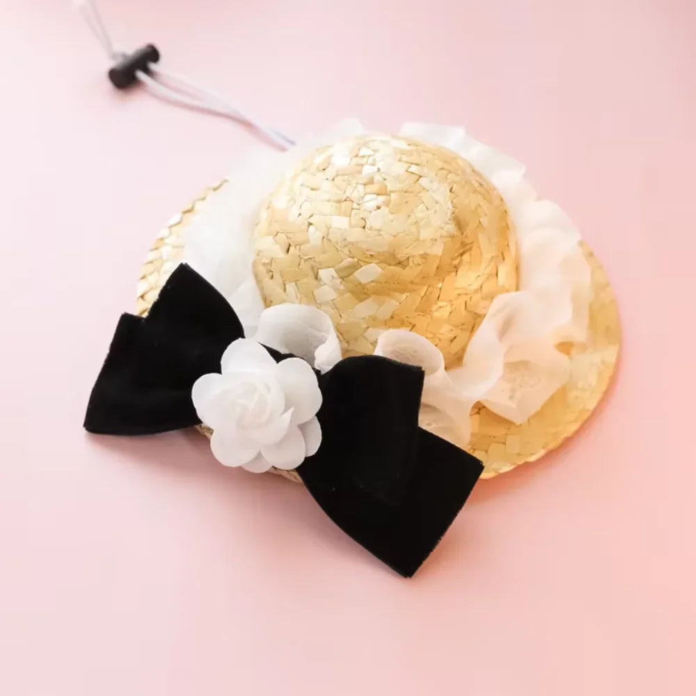 Pet  Hat Clothes Accessories Weave Lace