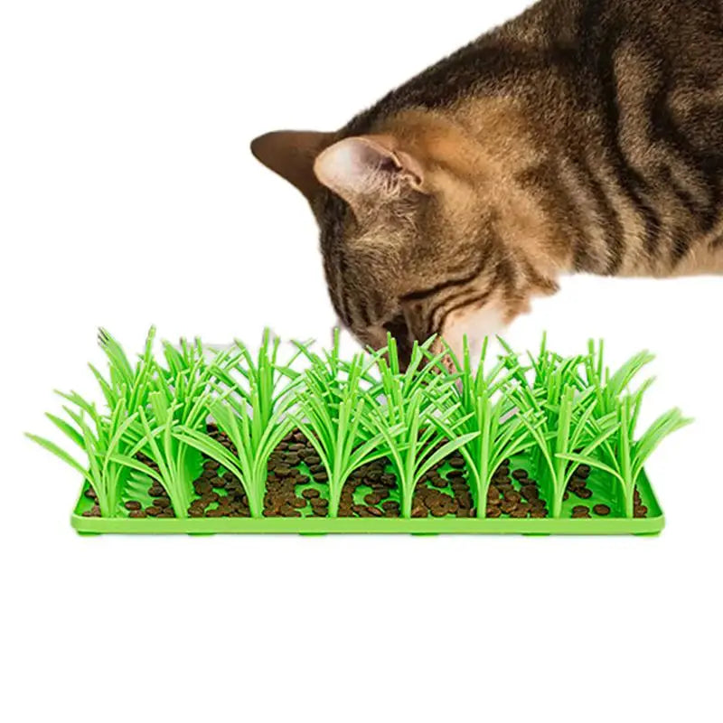 Pet slow Silicone Grass food Mat,