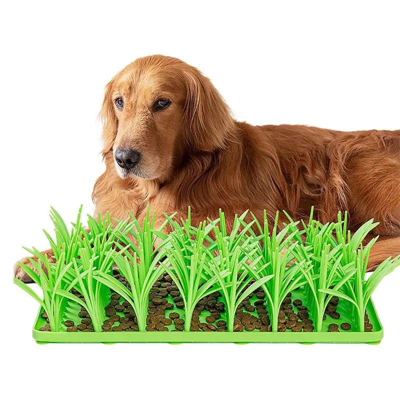 Pet slow Silicone Grass food Mat,