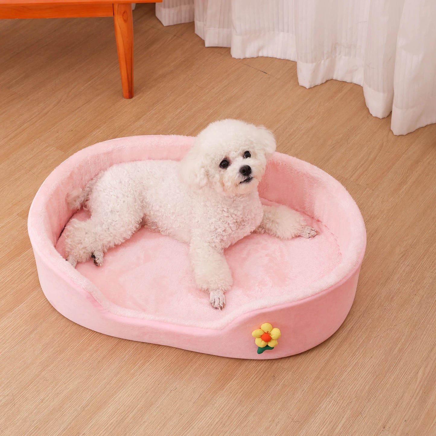 Dog Cushion Soft Pet Basket Sofa Washable Medium Dog Kennel