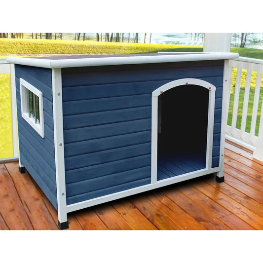 Weatherproof Wood dog Houses Outside