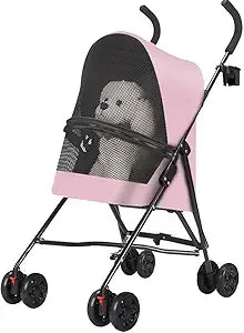 Lightweight Foldable Portable Compact Jogger Pet Stroller