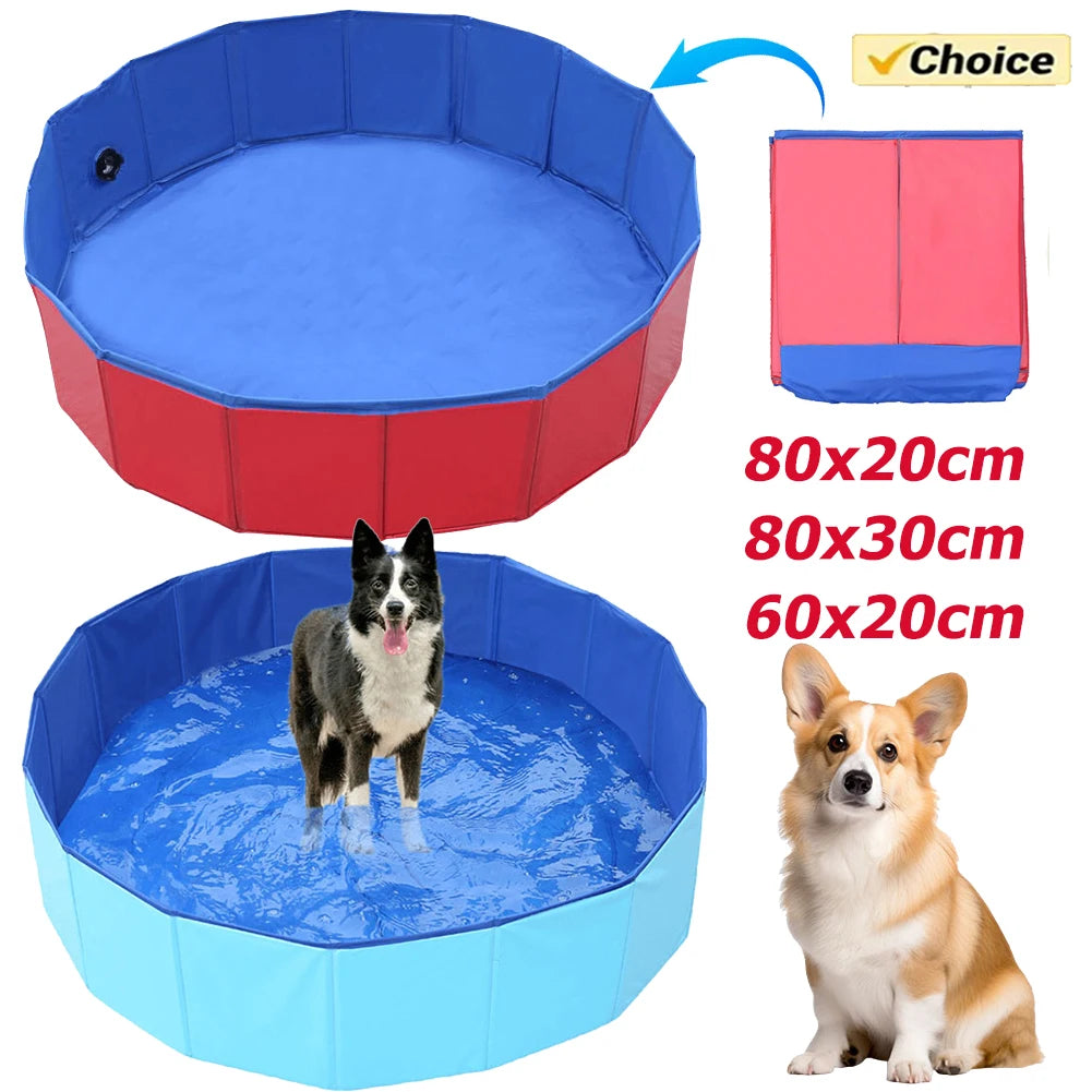 Collapsible Dog Pool Outdoor Indoor