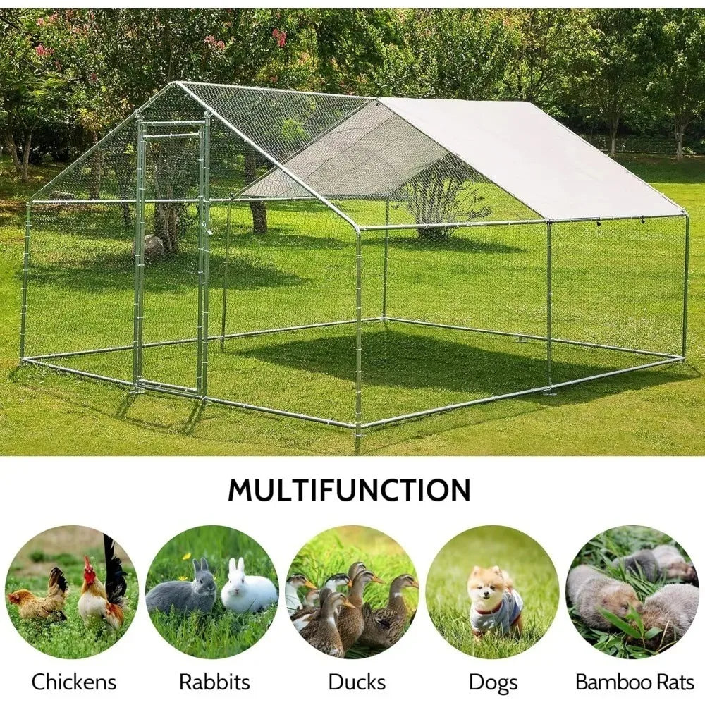Large Metal Chicken Coop