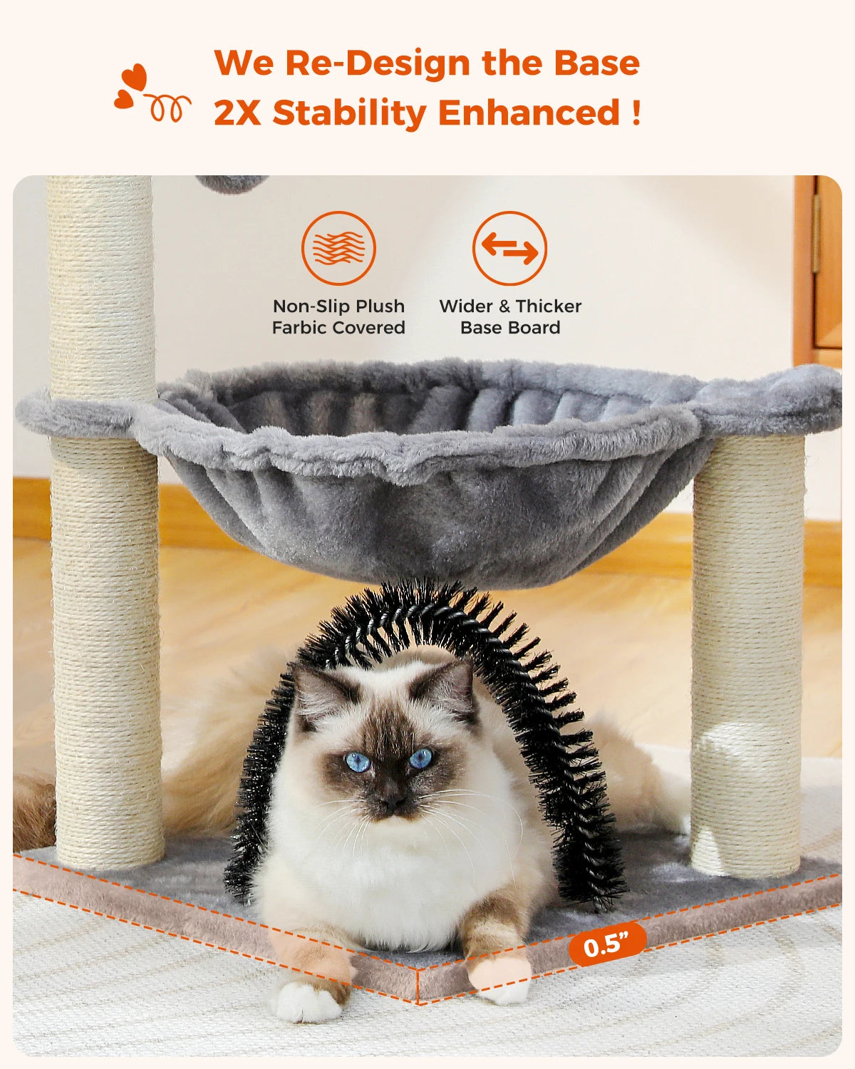 Cat Tower Plush Hammock