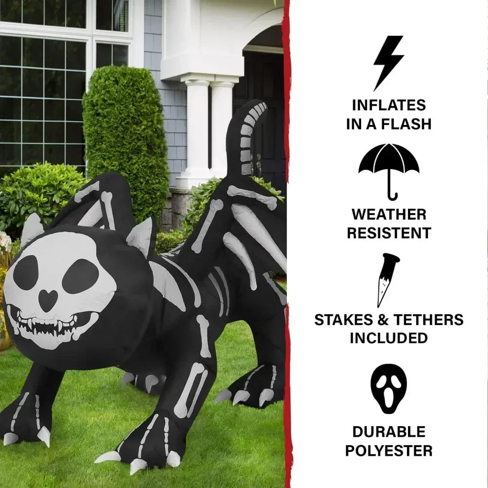 Halloween Inflatable 20-Ft. Black Cat