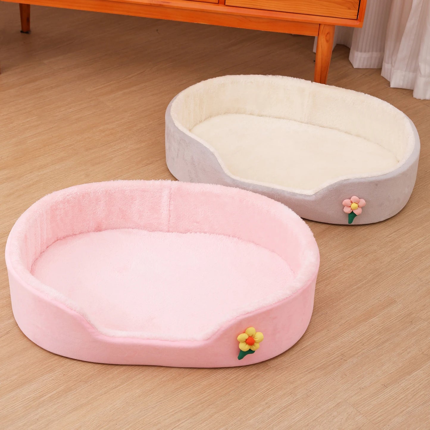 Dog Cushion Soft Pet Basket Sofa Washable Medium Dog Kennel