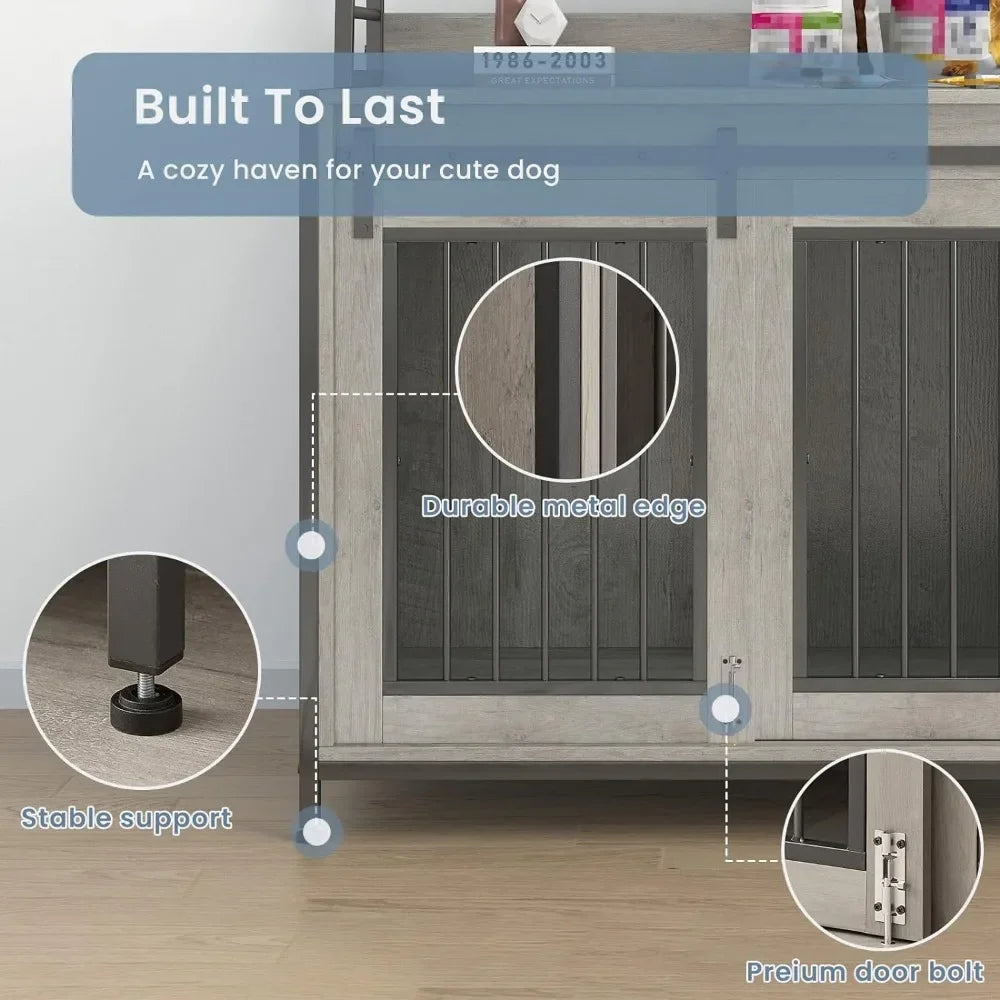 Heavy Duty  Puppy Kennel With Sliding Door