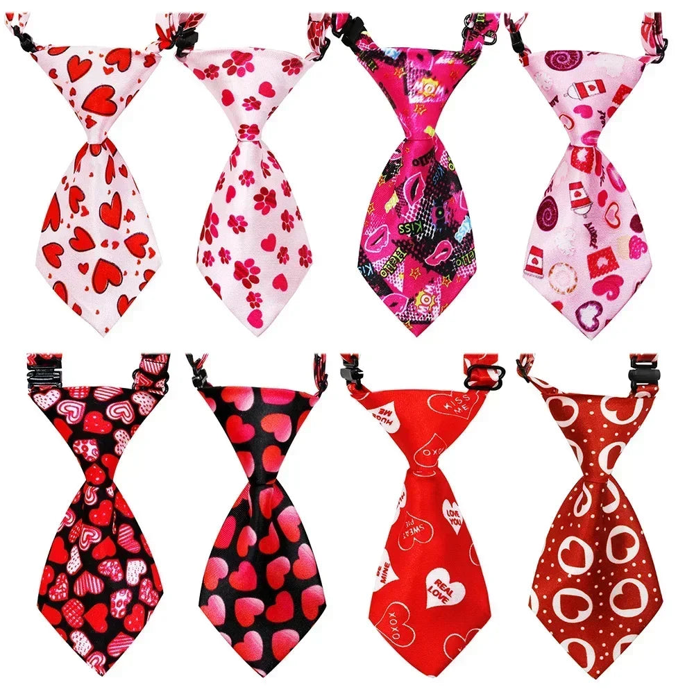 Dog Neckties For Valentine's Day