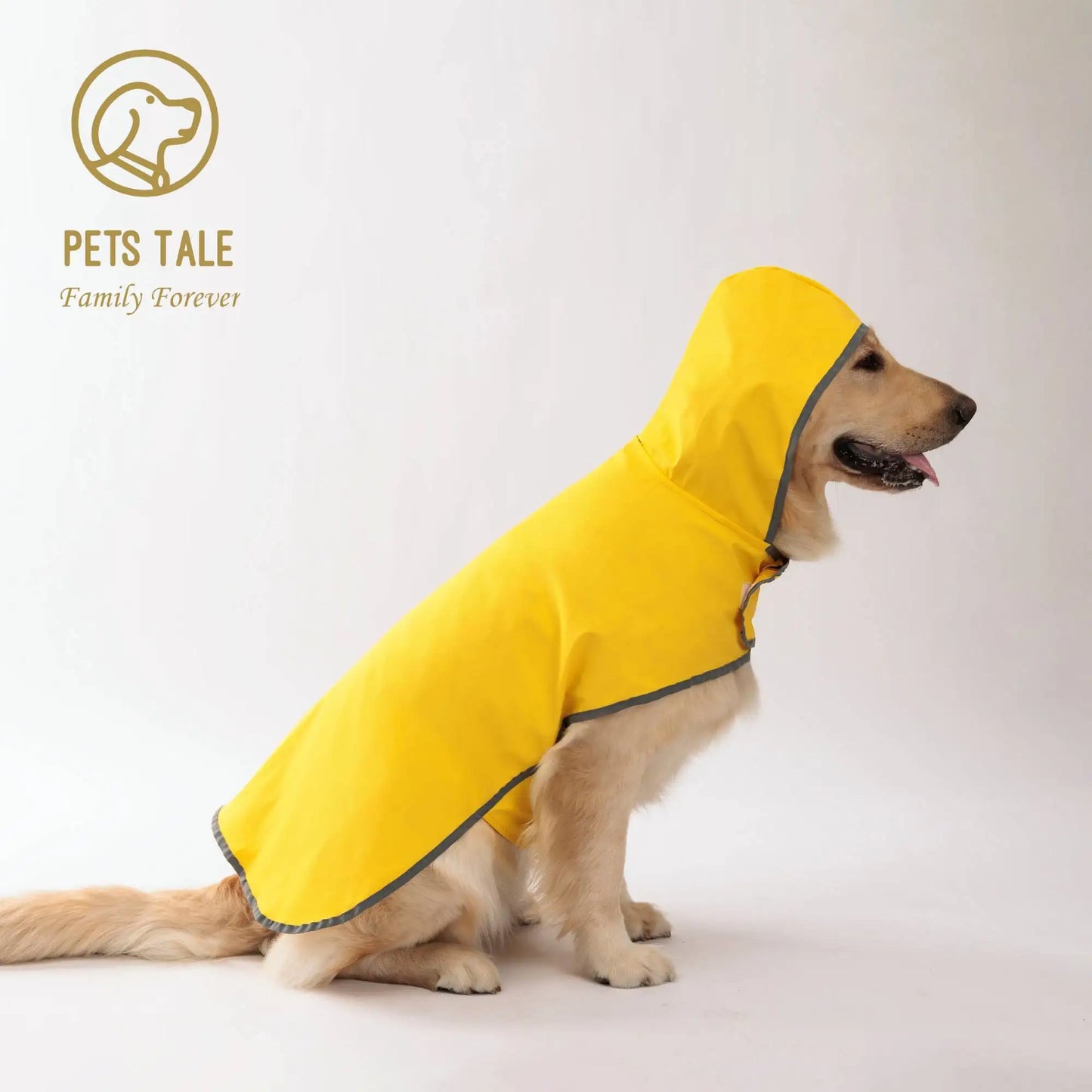 Double-Layer Yellow Raincoat With Two-Way Wear!