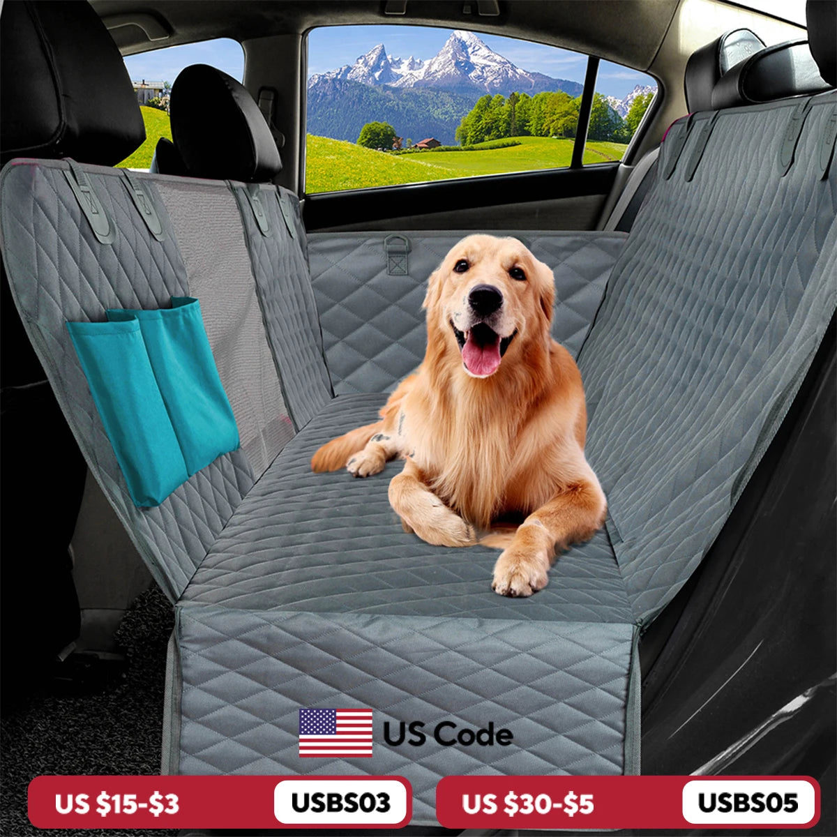 Pet Travel Car Seat Cover Waterproof