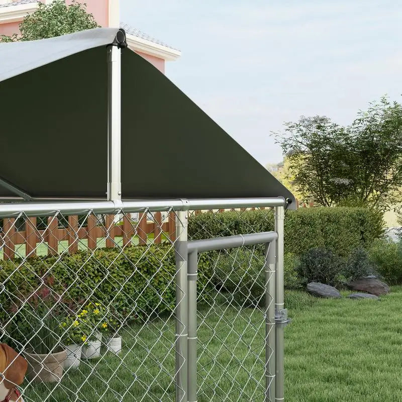 Large Outdoor Dog Kennel, Heavy-Duty