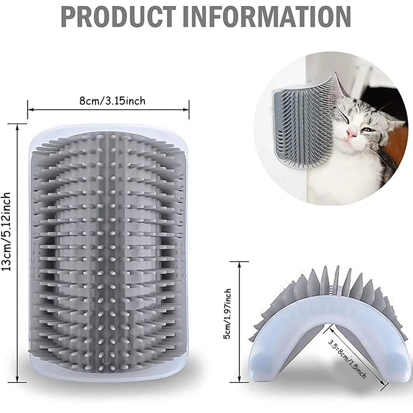 Pet Self-Cleaning Massager and Comb
