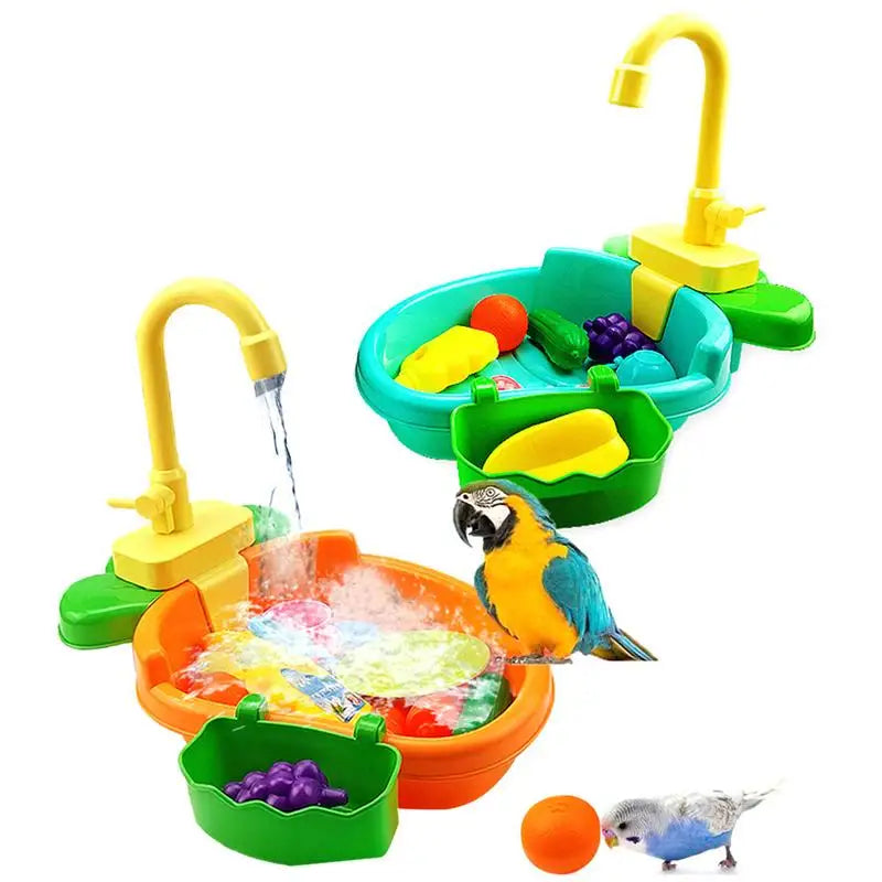 Accessories Parrot Toy Bird Bathtub