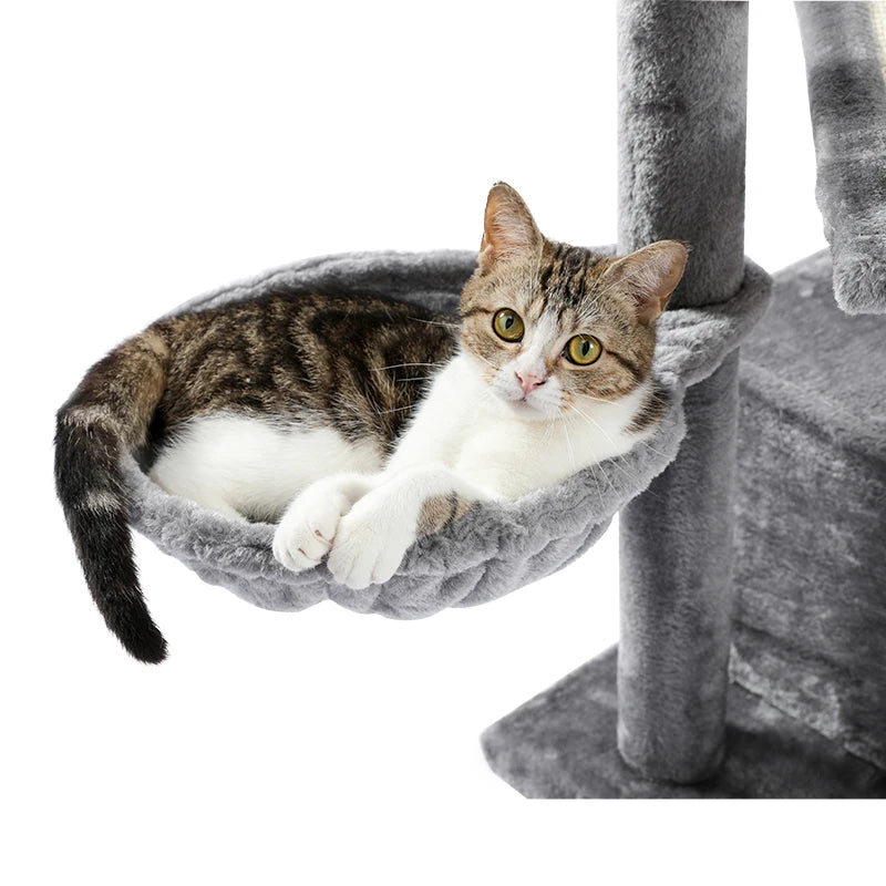 l Cat Tree  With Cozy Stable  Climbing Frame