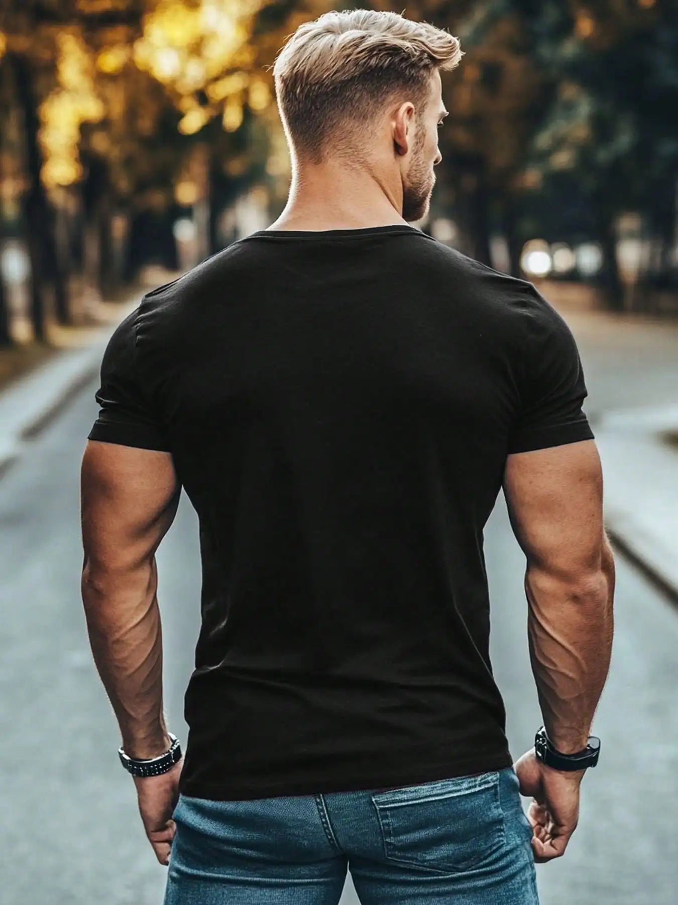 Black with Pink Floral Design, Four leg and Dog Paw T-Shirt