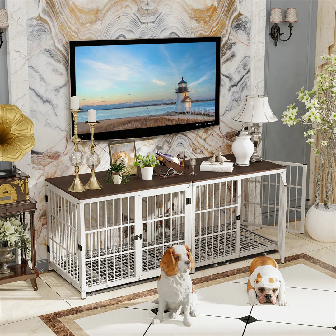 Dog Crate Furniture White
