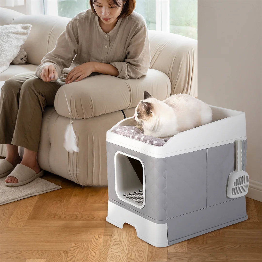 Modern Cat Litter Box Enclosure
