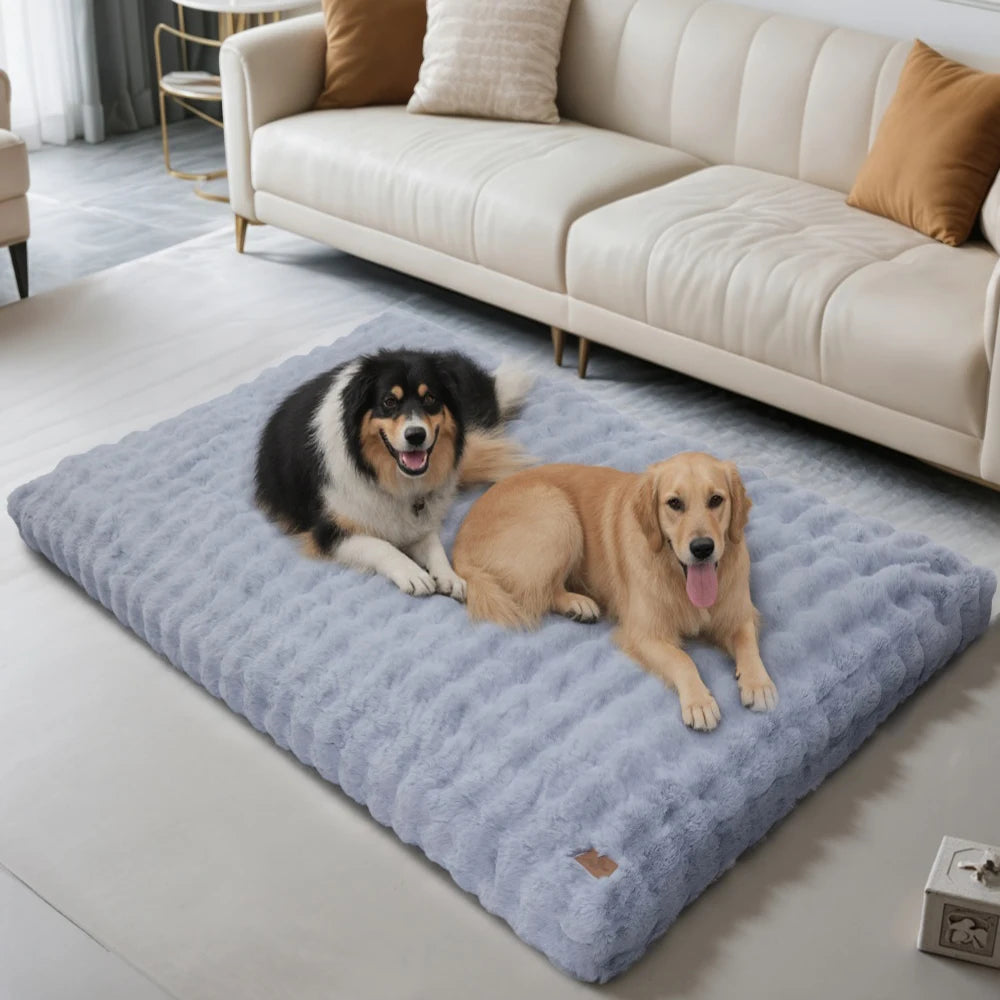 Ultra Plush  Bed Soft Pet Cushion Mattress Washable Mat