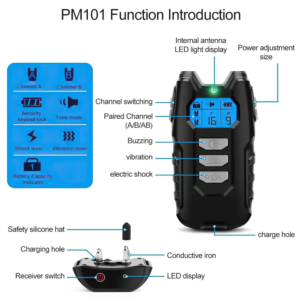 Electric Dog Training Collar Remote Control