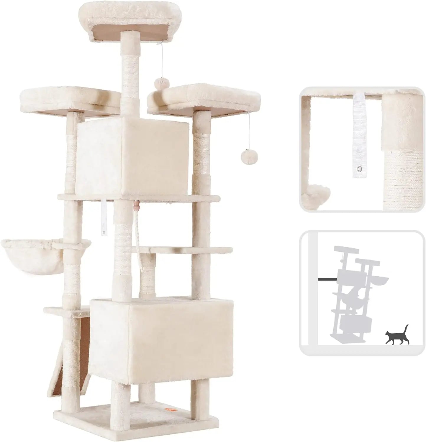 Cat Tree Large Cat Tower for Indoor