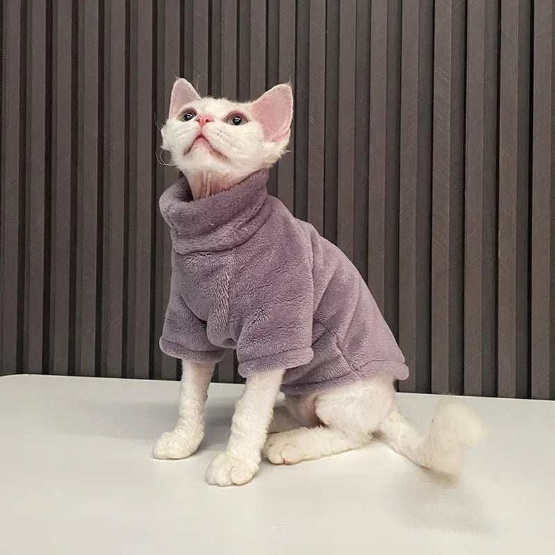 Fashionable Clothes For Cats Sphynx Cat Sweater