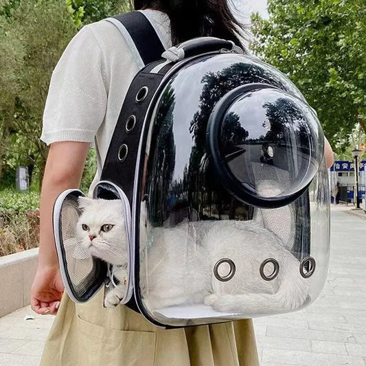 Pet Cat  Breathable Portable Transparent Backpack