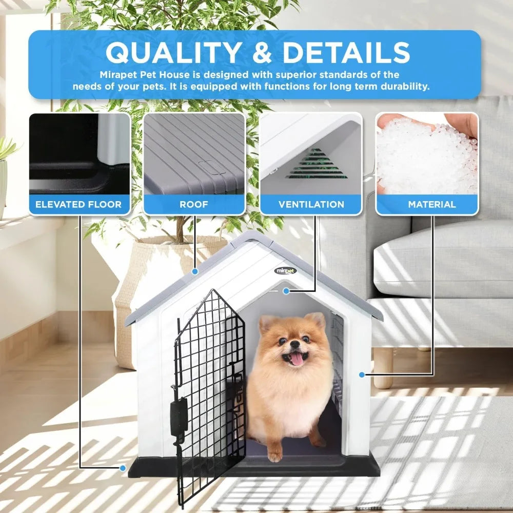 Dog kennel for outdoor and indoor use