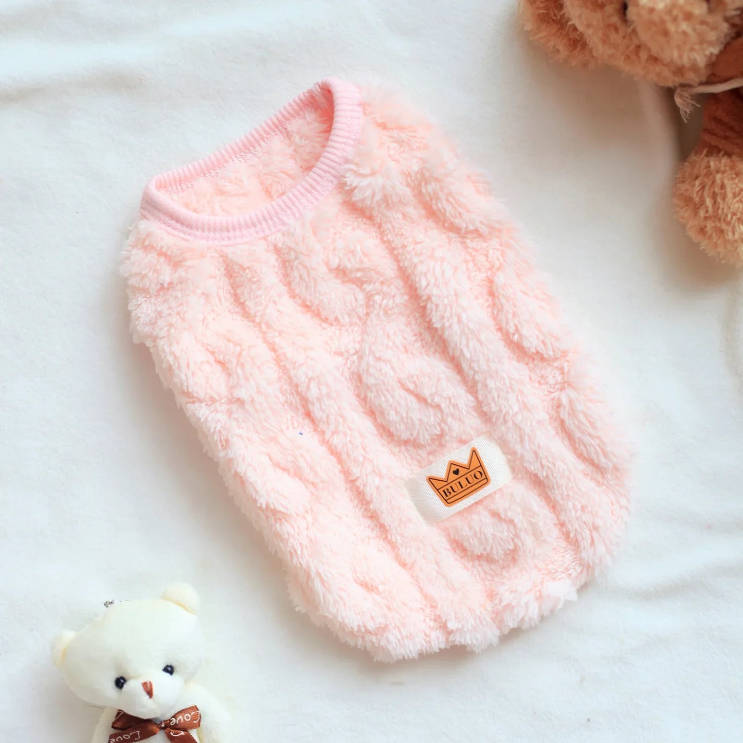 Pet Soft Cozy  Clothes Autumn Winter Warm Fleece