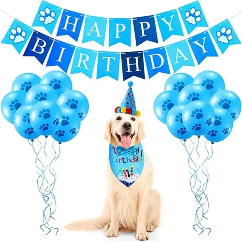 Pet Birthday Party Banner