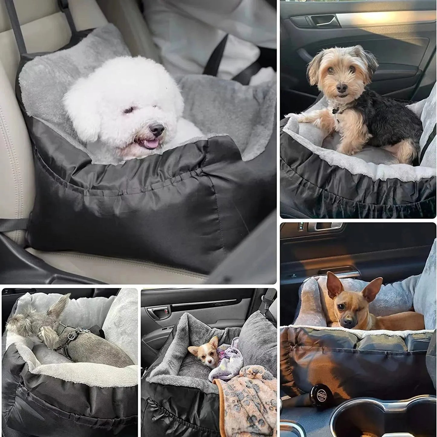 Washable Dog Booster Car Seat