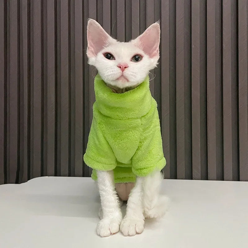 Fashionable Clothes For Cats Sphynx Cat Sweater