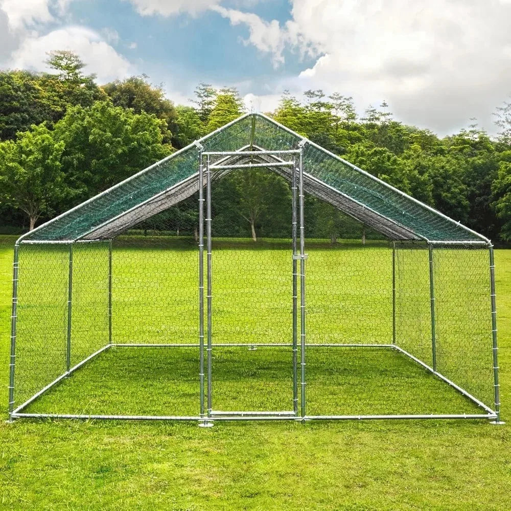 Large Metal Chicken Coop