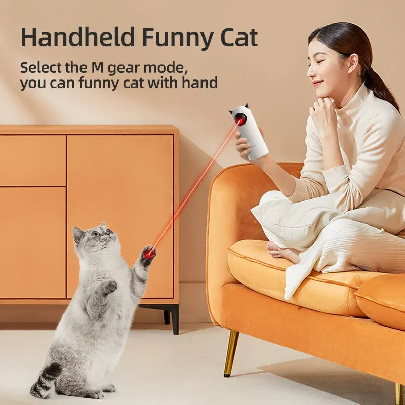 ROJECO Automatic Cat Toys Interactive Smart Teasing