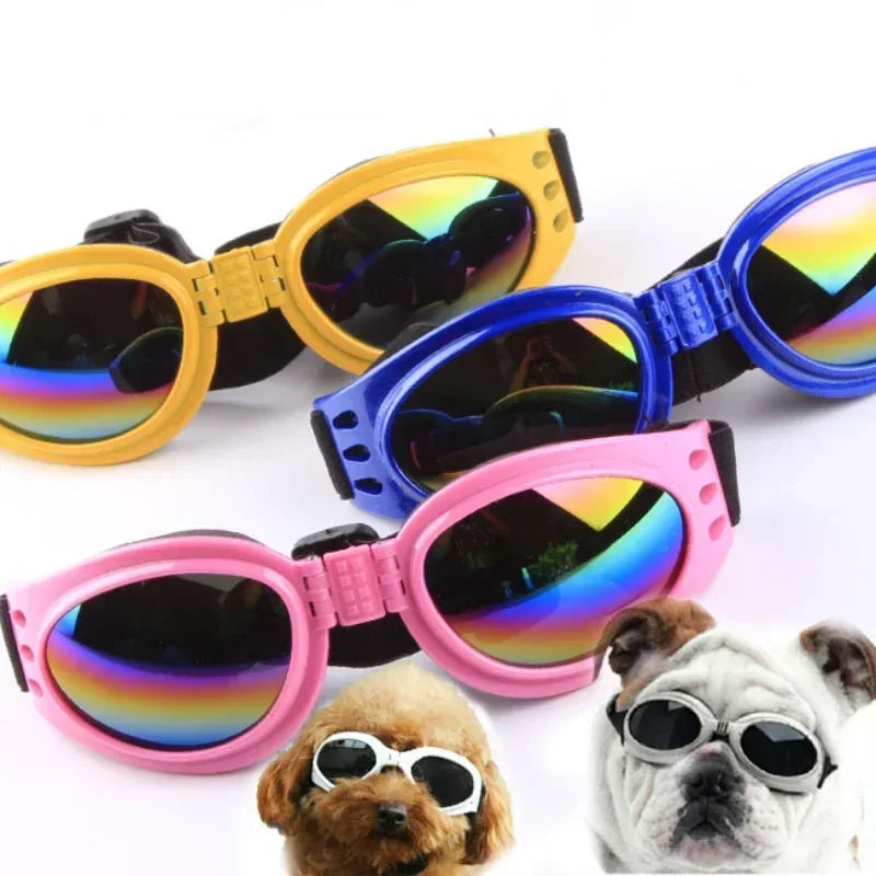 6 Colors Fashion Pet Dogs Sunglasses Waterproof Glasses For Small Medium Large Dogs Protection UV Goggles Pet Accessories