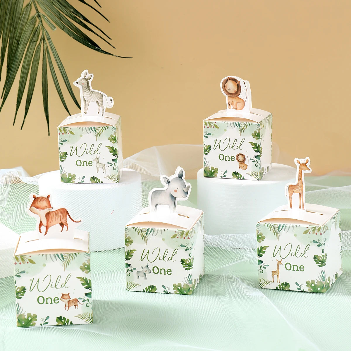 24pcs Woodland Animal Candy Boxes