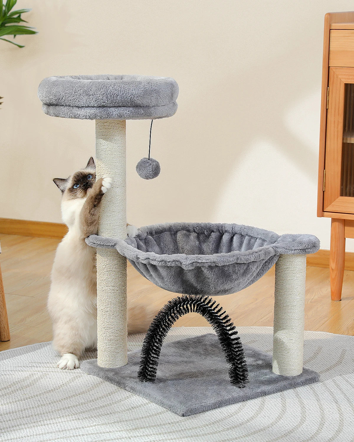 Cat Tower Plush Hammock