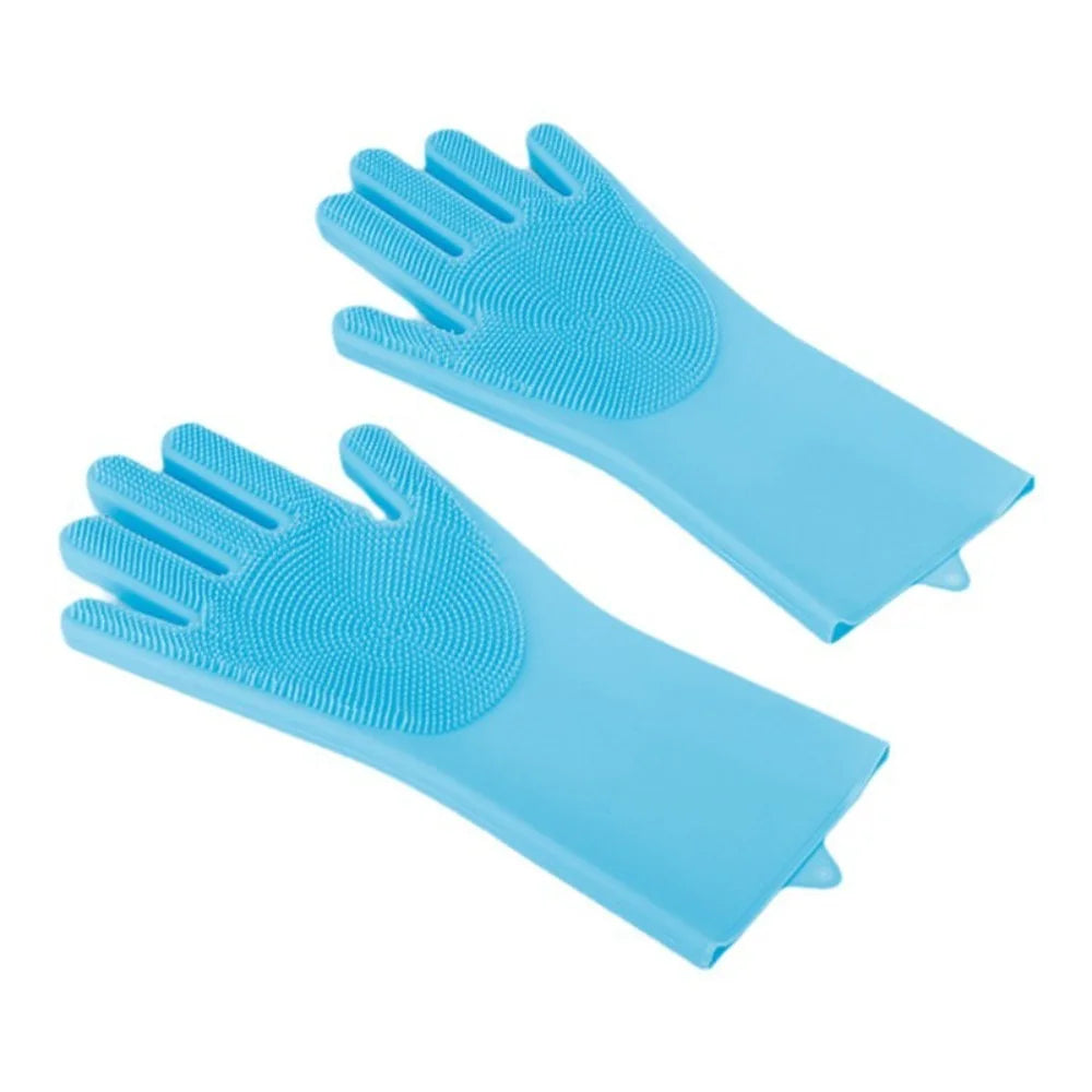 Bathroom Dog Cats Bath Brush Massage Gloves