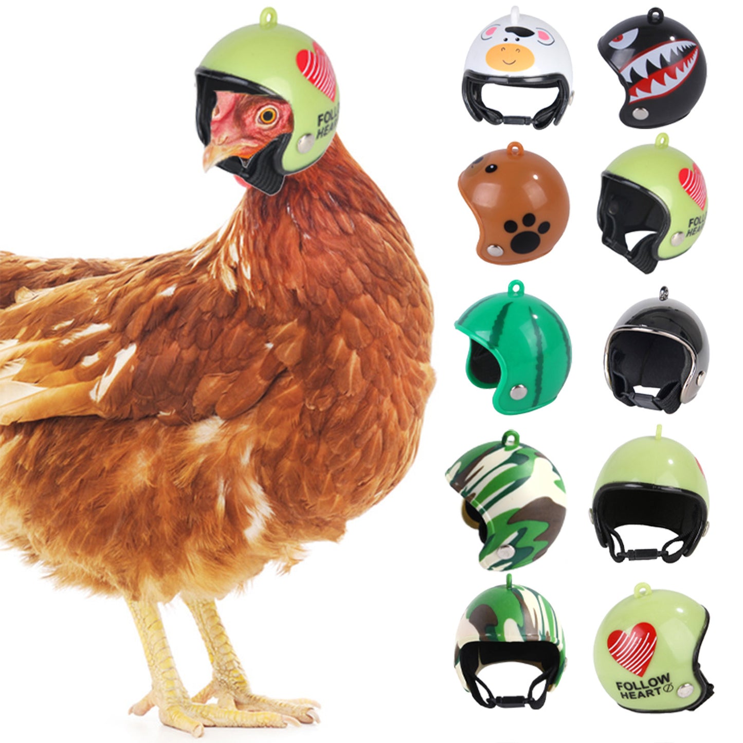 1pc Chicken Helmet Cap