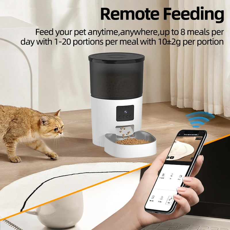 Remote Control Auto Food Dispenser