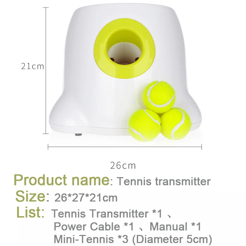 Pet Tennis Ball Machine Automatic Throw