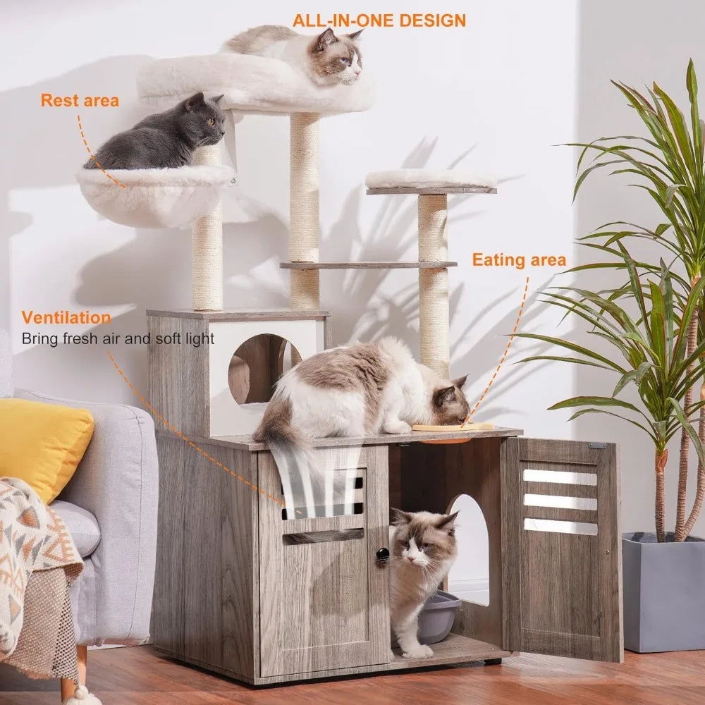 Cats Scratcher Modern Style Tower