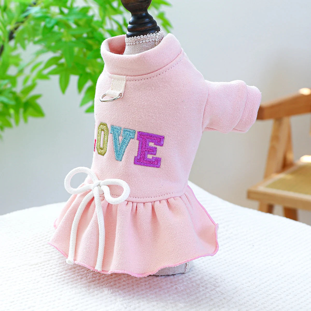 Pink Love Princess Dress with Drawstring