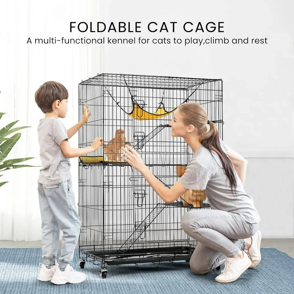 Folding Cage Cats Small Animal Cage for Big Dogs Dog Corral Pet Accessories Birdcage Large Cages Freight free