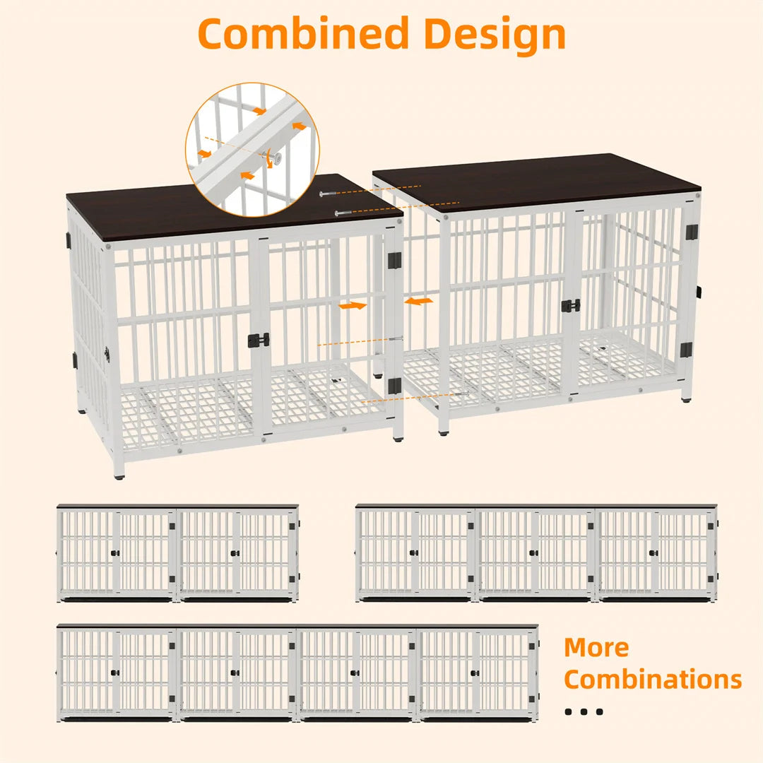 Dog Crate Furniture White