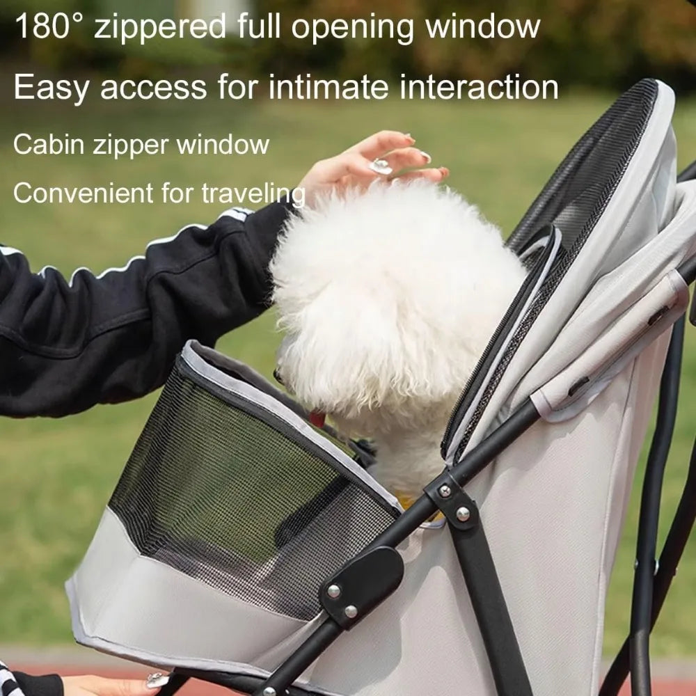 Lightweight Foldable Portable Compact Jogger Pet Stroller