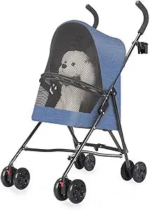 Lightweight Foldable Portable Compact Jogger Pet Stroller