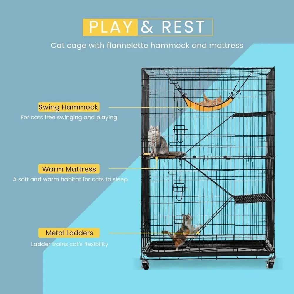 Folding Cage Cats Small Animal Cage for Big Dogs Dog Corral Pet Accessories Birdcage Large Cages Freight free